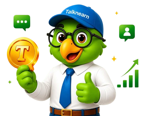 3D character representing Talknearn About Us